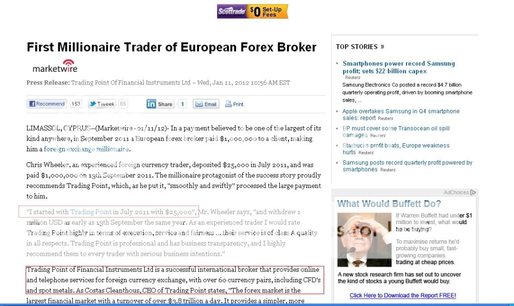 Jutawan forex 2012